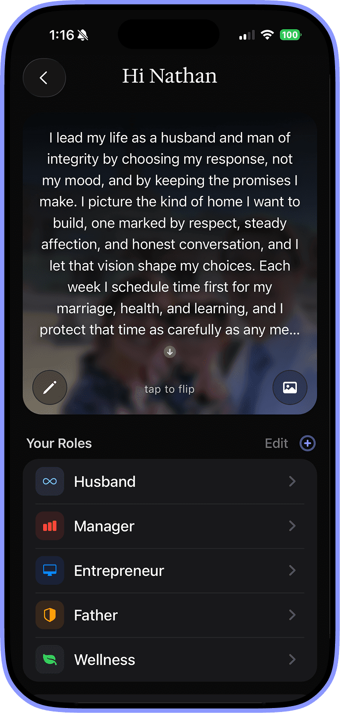 Create your life's mission
