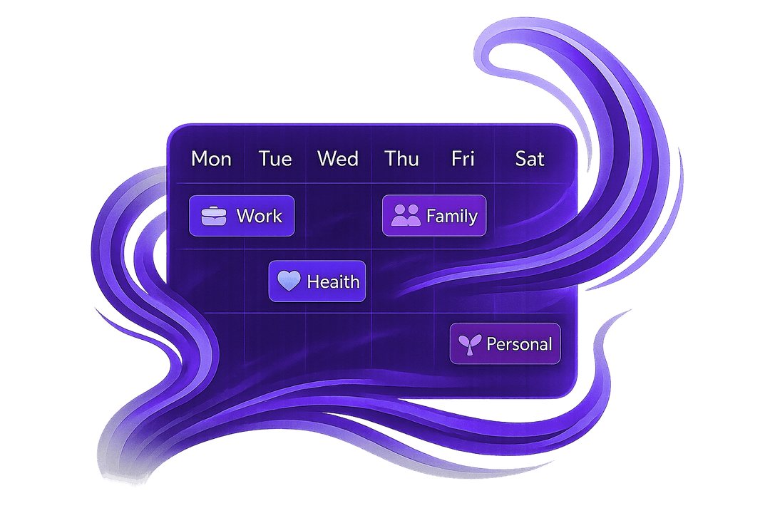 Weekly planning dashboard