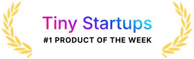 #1 Product of the Week on Tiny Startups